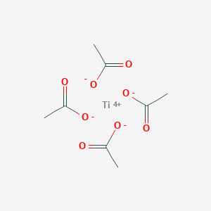 molecular formula C2H4O2Ti B084891 Titanium(4+) acetate CAS No. 13057-42-6