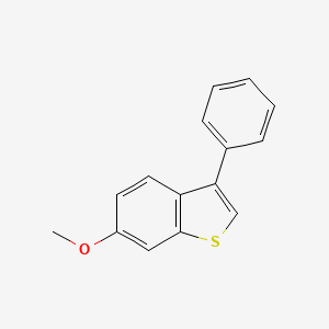 molecular formula C15H12OS B8489164 3-Phenyl-6-methoxybenzo[b]thiophene 