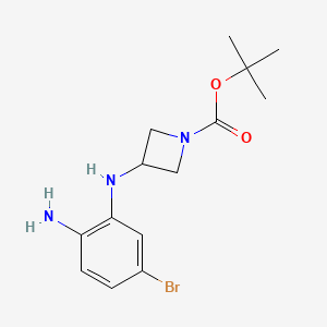 Tert-butyl 3-((2-amino-5-bromophenyl)amino)azetidine-1-carboxylate