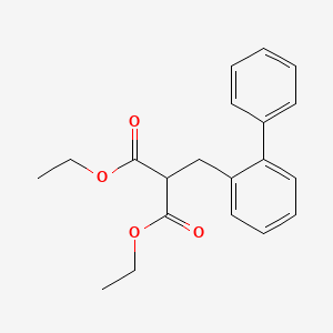 molecular formula C20H22O4 B8489384 Diethyl [([1,1'-biphenyl]-2-yl)methyl]propanedioate CAS No. 78383-16-1