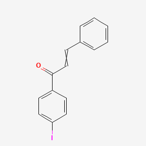 molecular formula C15H11IO B8489400 1-(4-Iodophenyl)-3-phenylprop-2-en-1-one 