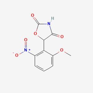 5-(2-Methoxy-6-nitrophenyl)oxazolidine-2,4-dione
