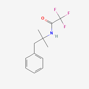 molecular formula C12H14F3NO B8489513 N-(1,1-Dimethyl-2-phenylethyl)-2,2,2-trifluoroacetamide CAS No. 42524-63-0