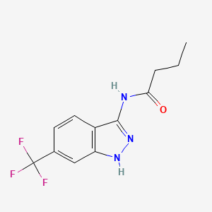 N-[6-(trifluoromethyl)-1H-indazol-3-yl]butanamide