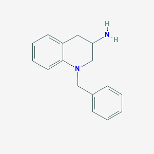 molecular formula C16H18N2 B8489604 1-Benzyl-1,2,3,4-tetrahydroquinolin-3-amine 
