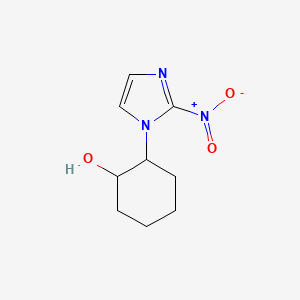 B8489621 2-(2-Nitro-1H-imidazol-1-yl)cyclohexan-1-ol CAS No. 88135-10-8