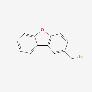 molecular formula C13H9BrO B8489688 2-Bromomethyl-dibenzofuran 
