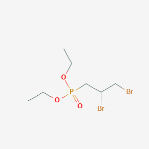 molecular formula C7H15Br2O3P B8489754 Diethyl (2,3-dibromopropyl)phosphonate CAS No. 66498-61-1
