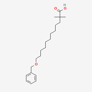 12-Benzyloxy-2,2-dimethyldodecanoic acid
