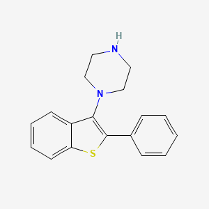 1-(2-Phenyl-1-benzothiophen-3-yl)piperazine