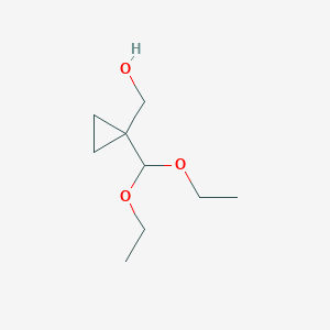 (1-(Diethoxymethyl)cyclopropyl)methanol