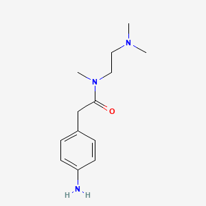 2-(4-Aminophenyl)-N-(2-(dimethylamino)ethyl)-N-methylacetamide