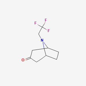 8-(2,2,2-Trifluoroethyl)-8-azabicyclo[3.2.1]octan-3-one