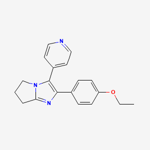 5h-Pyrrolo[1,2-a]imidazole,2-(4-ethoxyphenyl)-6,7-dihydro-3-(4-pyridinyl)-