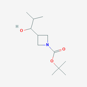 3-(1-Hydroxy-2-methylpropyl)azetidine-1-carboxylic acid tert-butyl ester