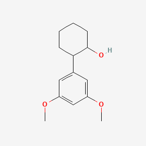 molecular formula C14H20O3 B8489899 2-(3,5-Dimethoxy-phenyl)-cyclohexanol 