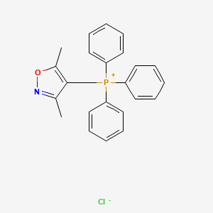 molecular formula C24H23ClNOP B8489915 [(3,5-Dimethyl-1,2-oxazol-4-yl)methyl](triphenyl)phosphanium chloride CAS No. 28241-32-9