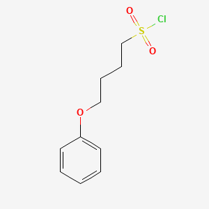molecular formula C10H13ClO3S B8489949 4-Phenoxybutane-1-sulfonic acid chloride 