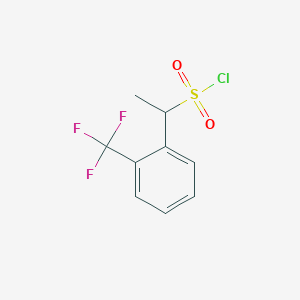 1-(2-Trifluoromethyl-phenyl)-ethanesulfonyl chloride