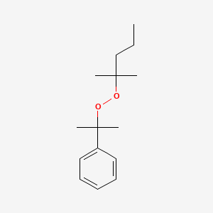 {2-[(2-Methylpentan-2-yl)peroxy]propan-2-yl}benzene