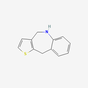 molecular formula C12H11NS B8490119 4,10-Dihydro-5H-thieno[3,2-c][1]benzazepine 