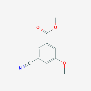 molecular formula C10H9NO3 B8490171 Methyl 3-cyano-5-methoxybenzoate 