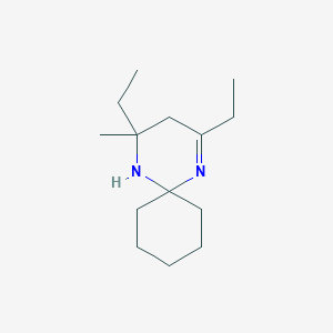 2,4-Diethyl-4-methyl-1,5-diazaspiro[5.5]undec-1-ene