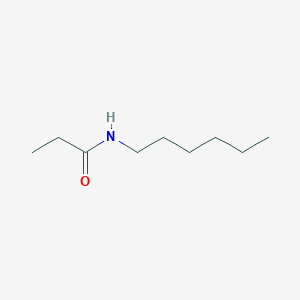 molecular formula C9H19NO B084903 Propanamide, N-hexyl- CAS No. 10264-24-1