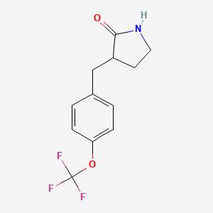 3-(4-(Trifluoromethoxy)benzyl)pyrrolidin-2-one