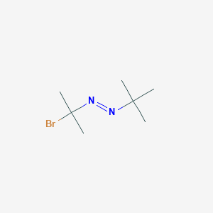 (E)-1-(2-Bromopropan-2-yl)-2-tert-butyldiazene