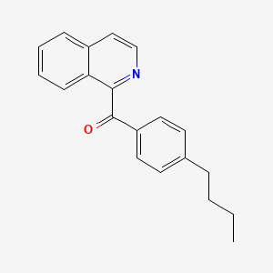 molecular formula C20H19NO B8490483 (4-Butylphenyl)(isoquinolin-1-yl)methanone CAS No. 561290-54-8