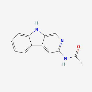 N-(9H-beta-Carbolin-3-yl)-acetamide