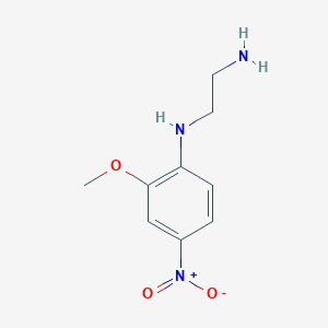4-nitro-2-methoxy-N-(beta-aminoethyl)aniline