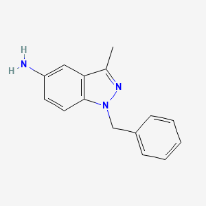 1-Benzyl-3-methyl-1H-indazol-5-ylamine