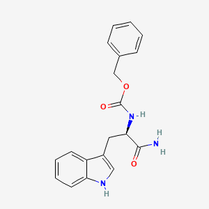 molecular formula C19H19N3O3 B8490534 Z-D-Trp-NH2 