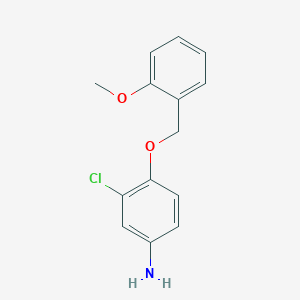 3-Chloro-4-(2-methoxybenzyloxy)aniline