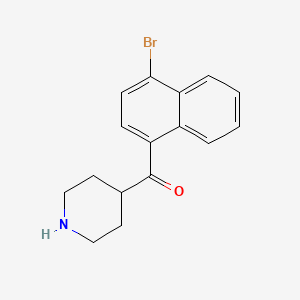 4-Bromo-1-naphthyl 4-piperidyl ketone