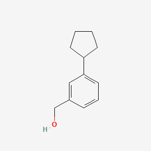 molecular formula C12H16O B8490618 3-Cyclopentylbenzyl alcohol 