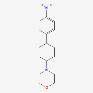 4-[4-(4-morpholinyl)cyclohexyl]Benzenamine