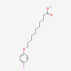 molecular formula C18H27IO3 B8490641 Methyl 11-(4-iodophenoxy)undecanoate CAS No. 372163-16-1