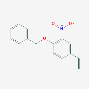 Benzene, 4-ethenyl-2-nitro-1-(phenylmethoxy)-