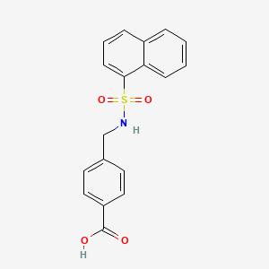 4-[(Naphthalene-1-sulfonylamino)-methyl]benzoic acid