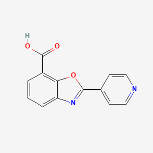 [2-(4-Pyridyl)-benzoxazol-7-yl]carboxylic acid
