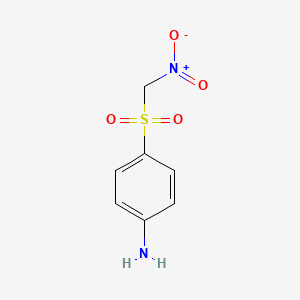 molecular formula C7H8N2O4S B8490829 (4-Aminophenylsulphonyl)nitromethane 