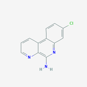 molecular formula C12H8ClN3 B8490836 8-Chlorobenzo[f][1,7]naphthyridin-5-amine 