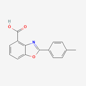 molecular formula C15H11NO3 B8490846 2-p-Tolylbenzoxazole-4-carboxylic acid 