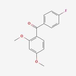 molecular formula C15H13FO3 B8490861 2,4-Dimethoxy-4'-fluorobenzophenone CAS No. 7359-15-1