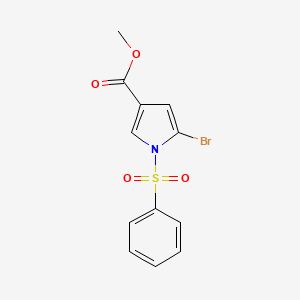 methyl 5-bromo-1-(phenylsulfonyl)-1H-pyrrole-3-carboxylate