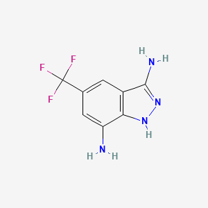 1h-Indazole-3,7-diamine,5-(trifluoromethyl)-
