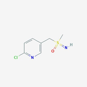 molecular formula C7H9ClN2OS B8491010 Chloro-5-[(methylsulfonimidoyl)methyl]pyridine 